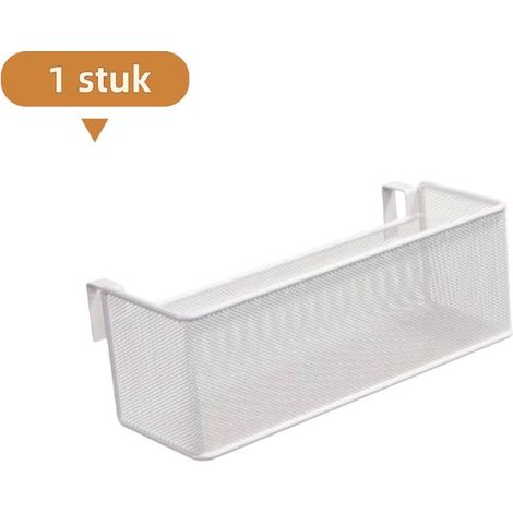 article - Table de nuit - Panier suspendu table de nuit - Panier de rangement suspendu pour divers objets - Wit (1/5)