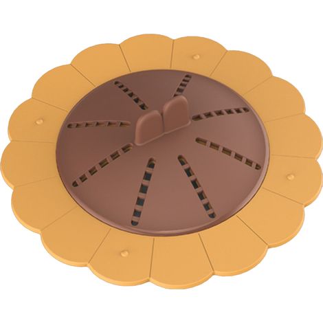 Filtro anti-intasamento per scarico del bagno, copertura per sifone a pavimento, filtro doccia, colino per lavandino, fermacapelli per cucina e bagno, colore arancione.
