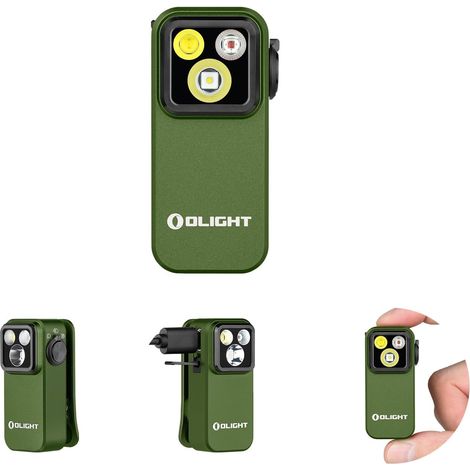Ansteckbare Taschenlampe, 3 Lichtquellen, 5 Modi, 500 lm, 120 m maximale Leistung, Mini-Taschenlampe, langlebig, 144 Stunden, EDC Typ C, wiederaufladbar, kleine Taschenlampe, IPX6 für Notbeleuchtung [