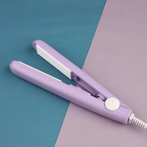 Fer à friser ondulé Mini fer à cheveux ondulé plaque ondulée bigoudi fer plat fer à friser électrique outils de - PURPLE[D659]