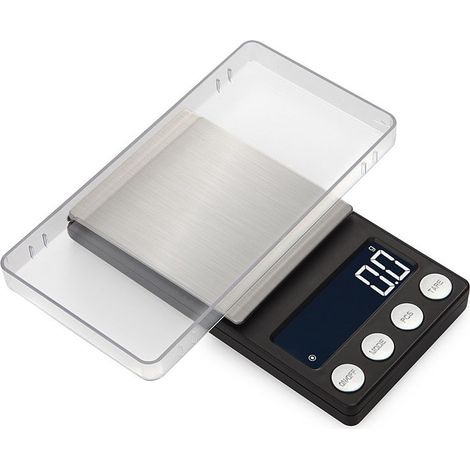 Balance électronique numérique de poche pour bijoux, pièces d'or et d'argent, précision 100 g ± 0,01 g-AquaForge