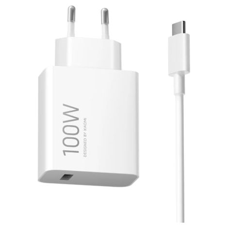 Cargador de Pared Xiaomi 100W Charging Combo (Type-A)/ 1xUSB + Cable USB Tipo-C/ 100W