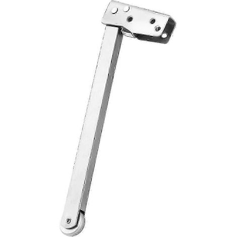 Sélecteur de fermeture pour porte coupe-feu (coordinateur) en acier inoxydable avec ressort de rappel (1/5)