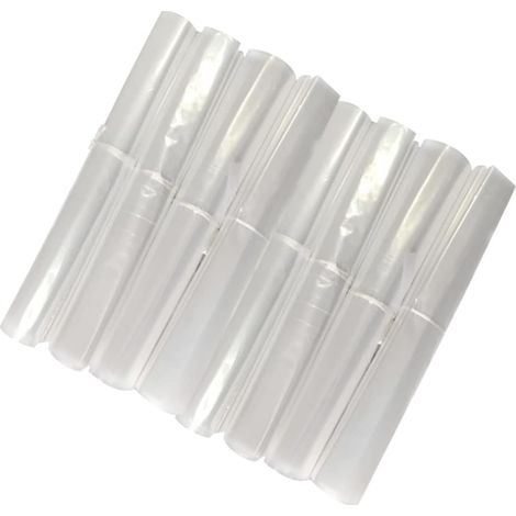 60 housses de protection pour vêtements, sac de nettoyage à sec, housse transparente anti-poussière, penderie, couverture de costume, pochette de rangement, 60 pièces. (1/5)