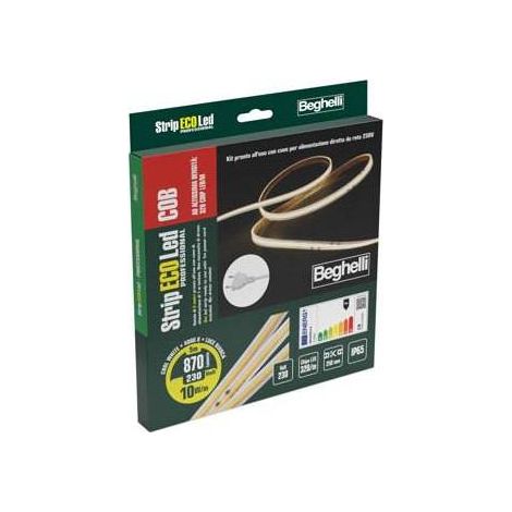Beghelli Strip Led 230V-10W Ip65-4000K - 5 M