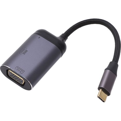 Hub USB-C Mâle vers VGA HDMI PD100W 4K 60Hz 3840x2160 Adaptateur Station d'accueil Multimédia (1/5)