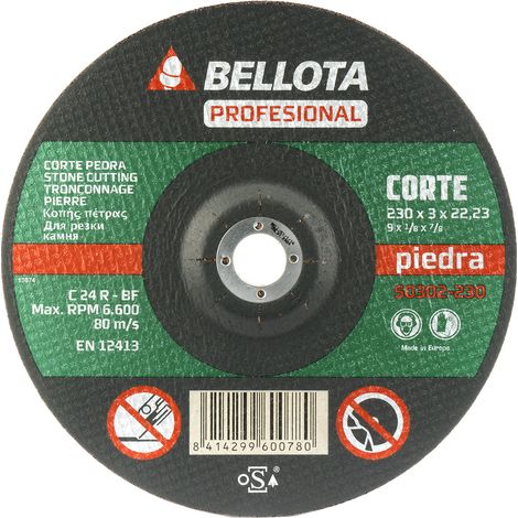 DISQUE ABRASIF EN PIERRE (1/2)