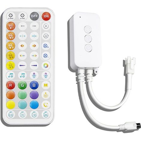 Tuya Controller per LED RGB+IC Smart Bluetooth Con Telecomando IR44 1 Uscita (1/5)