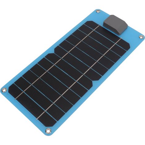 Chargeur Solaire 8W 5V Panneau Portable Imperméable Batterie Voiture Moto Camping Caravane Bateau Remorque Véhicule (1/5)
