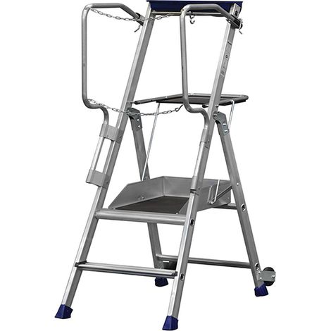 Escabeau pro 2 marches - hauteur de travail max. 2.50m - SCA6085/02 (1/4)