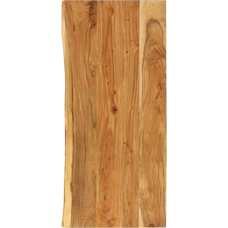 Dessus de meuble-lavabo de salle de bain Acacia 140x52x2,5 cm