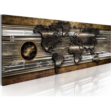 Quadro - Mondo di metallo - 135x45 (1/4)