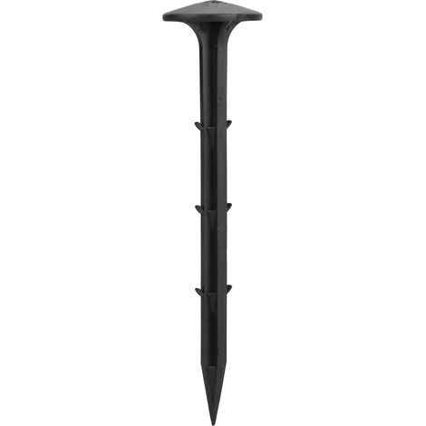 50 Stück robuste Kunststoff-Heringe für Garten, Camping, Markisen, Pavillons und Zelte (16 cm) (1/5)