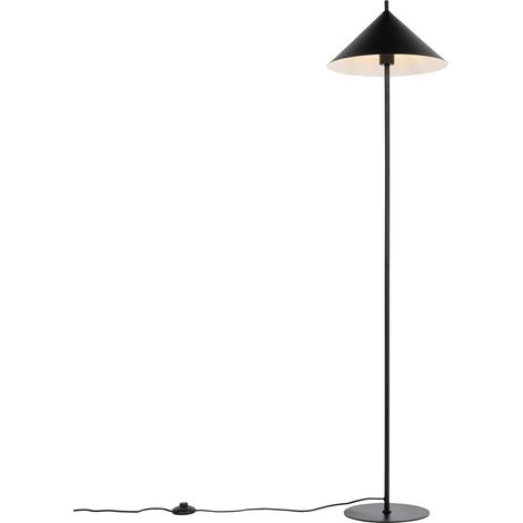 QAZQA Lampada da terra triangolo - Design - Acciaio - Nero - Tondo Max. 1 x Watt