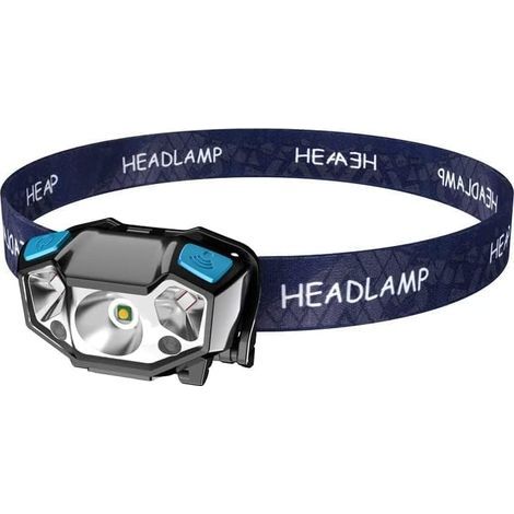 Powerful USB Rechargeable LED Headlamp, Gesture Sensing LED Head Torch White and Red Light 5 Lighting Modes IPX4 for Cycling, Camping, Hiking, DIY, Night Running (1/5)