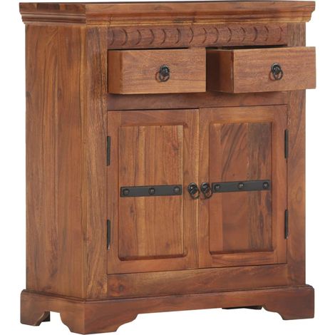 Buffet,Bahut,Meuble de Rangement 63x30x75 cm Bois d'acacia massif CFW57385 (1/5)