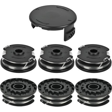 Bobine Fil Coupe Bordure pour Parkside Rotofil, 6 Bobines et 1 Couvercle, Fil Débroussailleuse (1/5)