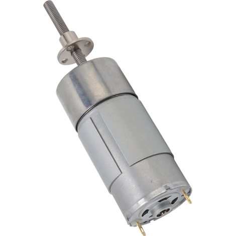 Moteur à vis sans fin autobloquant 24V DC, couple élevé, réducteur à bride M6x50mm, 600 tr/min, usage industriel (1/5)