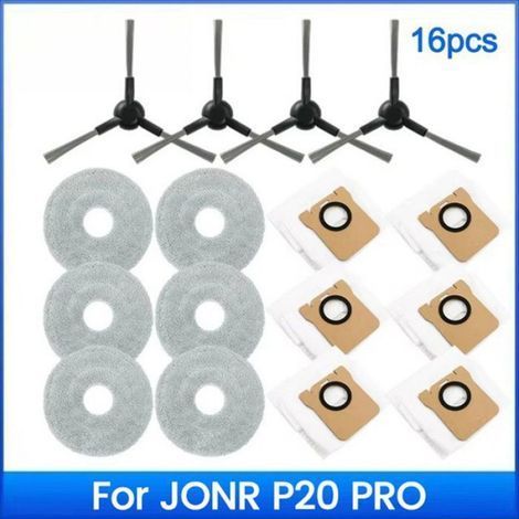 Parti di ricambio per l'aspirapolvere JONR P20 PRO, accessori, panno per la pulizia, sacchetto raccoglipolvere, spazzola laterale, accessorio A (1/4)