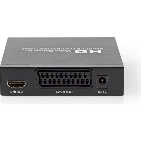 Hdmi converter peritel femelle sortie hdmi 1x sortie audio 35 mm 1x audio numerique unidirectionnel 1080p 165 gbps aluminium anthracite 5 (1/5)