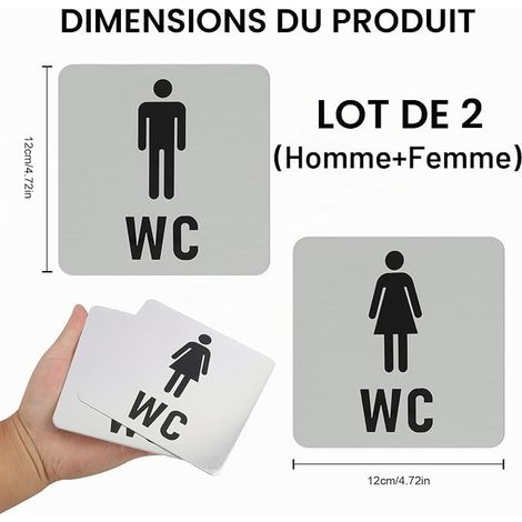 Set of Toilet Plates, Toilet Plate for Doors (1/3)