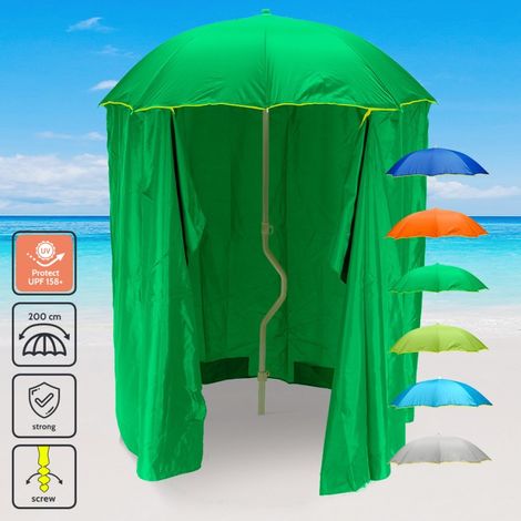 Ombrellone mare GiraFacile 200 Cm Protezione uv tenda spiaggia pesca Zeus - Verde