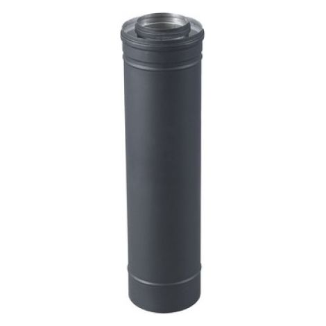 TEN – Conduit de fumée télescopique 80/125mm – Inox et acier galvanisé – Éléments de raccordement étanches – Longueur 280mm