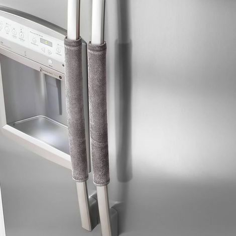 Housse Pour Poignée De Réfrigérateur - Tissu Polyester - Convient Pour Réfrigérateur Micro-ondes Four Armoire Cuisine Lave-vaisselle - 2 Paires (1/3)
