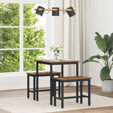 Dining Tables 60 x 60 x 75 cm Engineered Wood Oak Wood Square vidaXL