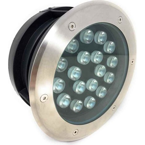 Faretto ad incasso calpestabile 12 led 12 watt segnapasso carrabile luce calda 3000k da esterno IP67 (1/3)
