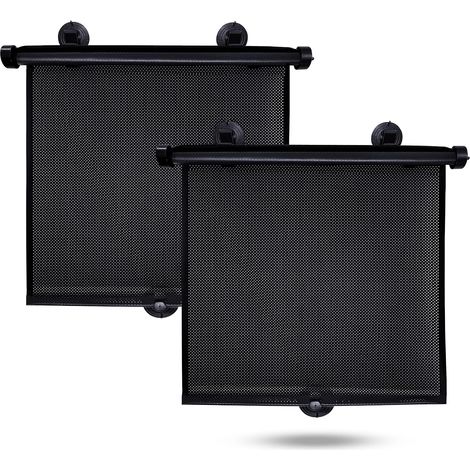 Pare-soleil pour vitres de voiture (lot de 2) Protection solaire intérieure pour voiture Grands pare-soleil offrant une protection complète contre les rayons UV et l'éblouissement 45,7 cm x 50,8 cm (1/5)