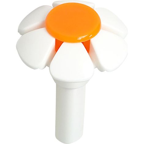 Fontaine à eau de rechange pour chats, bec verseur en forme de fleur pour chiens, distributeur d'eau en acier inoxydable avec un couvercle cubique rond, de couleur jaune et orange.-AquaForge