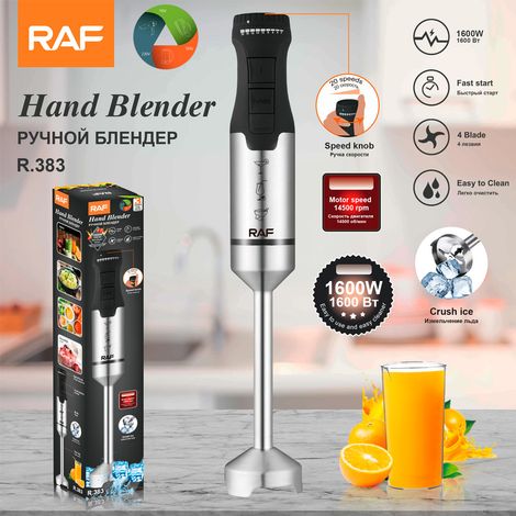 Norme européenne - Mixeur portable pour la cuisine - Mixeur électrique portatif en acier inoxydable (1/5)