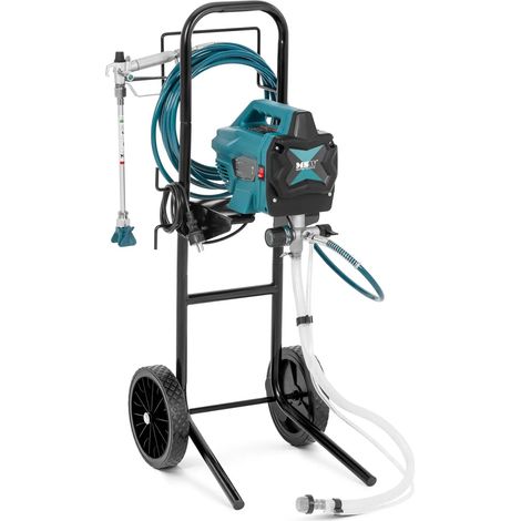 Station de peinture professionnelle airless 1,4 l/min 200 bar tuyau 7,5 m mobile (1/5)