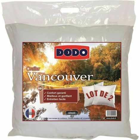 Dodo VANCOUVER cuscini bianchi 60x60 cm, confezione da 2