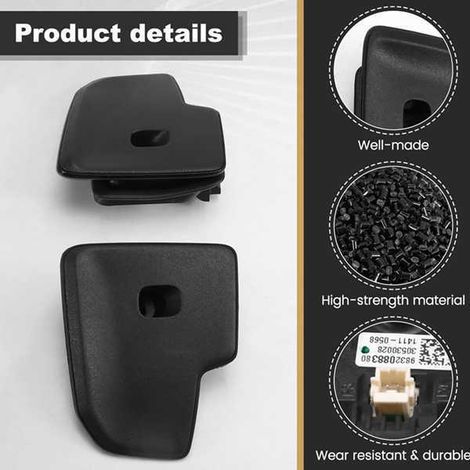 pair of gear shift paddles 9832088180 and 9832088380 is compatible with Peugeot C4X and Citroën steering wheel gear shift paddles. (1/4)