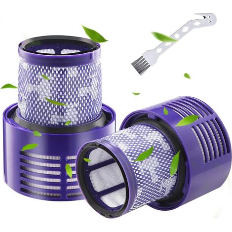 Dyson V10 Filter – Ersatzfilter für Dyson V10 Cyclone Staubsauger (Absolute, Animal, Motorhead und Total Clean Serien) – SV12 Akku-Staubsauger – Teilenummer: 969082-01