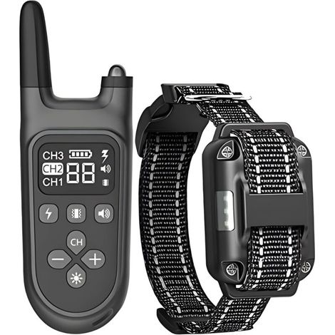 Collier Anti-aboiement Automatique pour Chiens, Collier de Dressage pour Chiens Version 2022, Chocs Très Efficaces Ainsi Que la Vibration pour Stopper Les Aboiements - Résistant à L’Eau (1/3)