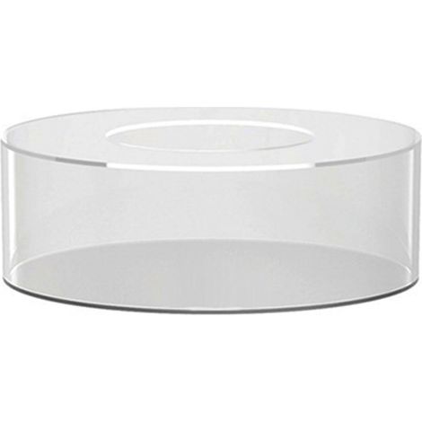 Support Acrylique - 15 cm x 10 cm - Transparent - Réutilisable - Pour Gâteaux, Fleurs, Décorations de Table et Objets de Collection - Avec Couvercle (1/5)