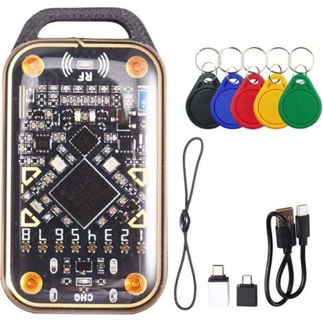 Chameleon Ultra Upgrade Émulateur de Carte à Puce RFID Lecteur Intelligente + Porte-Clés 5XUID 125K 13,56M Décodeur Duplicateur NFC (1/4)