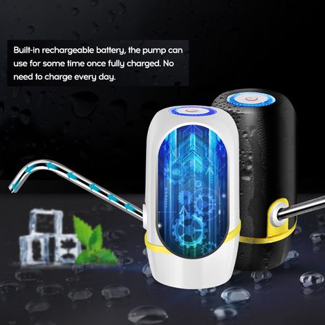 [JAMAIS UTILISÉ]Distributeur d'eau minérale électrique domestique avec pompe à eau en bouteille, seau à eau pure, pression d'eau automatique 018 noir