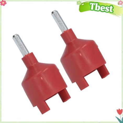 Tbest manchon isolant de clôture électrique en plastique Manchon Isolant de Clôture électrique 2 Pièces, Outil animalerie produits (1/5)