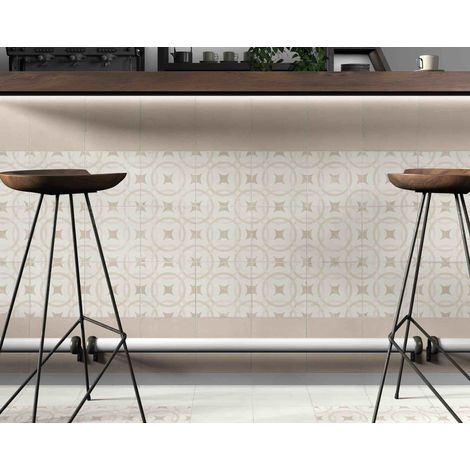 Carrelage Imitation Carreaux de Ciment VALENCIA Jordana 20x20cm (1/2)