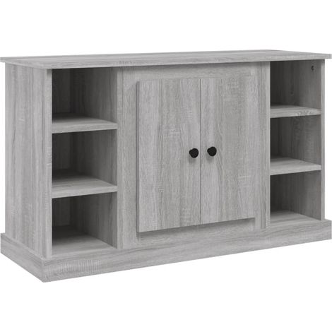 Sideboard Grey Sonoma 100x35.5x60 cm Engineered Wood vidaXL