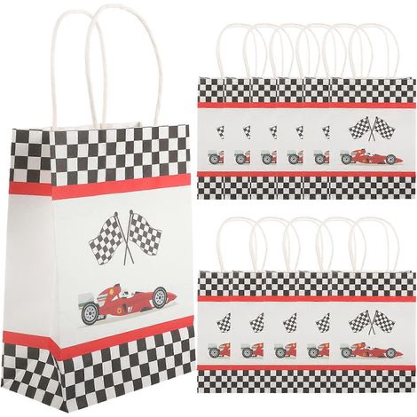 Lot de 12 sacs cadeaux multifonctionnels, pochettes de rangement et d'emballage à main-30.00X15.00X8.00CM (1/3)