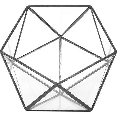 en verre géométrique unique idéale pour la décoration de (1/4)