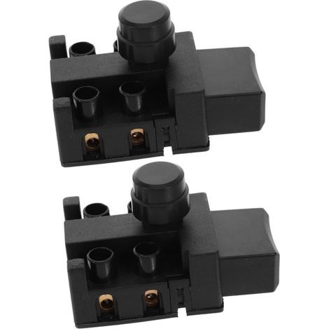 Lot de 2 Boutons Poussoirs de Rechange pour Moteur de Tronçonneuse Électrique Déclencheur pour Outils Électriques Contrôle de La Vitesse (1/5)