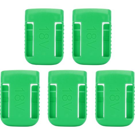 Support De Batterie - Organiseur Murale En Abs Pour 14v-60v - Rangement Atelier Et Chantier - Lot De 5 (1/5)