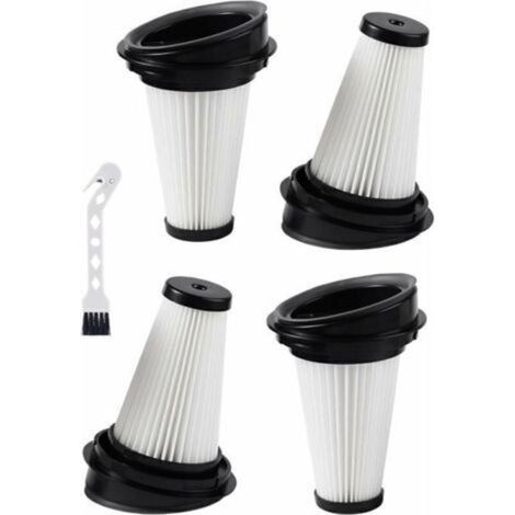 Lot de 4 filtres de rechange pour aspirateur Rowenta X-pert 3.60 X-Pert 160 RH72xxx RH6921WO RH6933WO RH6971WO RH6974WO aspirateur balai ZR005202 (1/5)