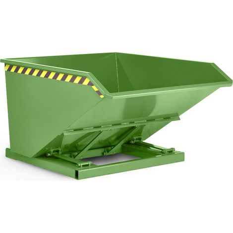 RR Industrietechnik Muldenkipper Typ RTK-150 2370x1450x780mm 1500dm³ RAL 6011 Resedagrün